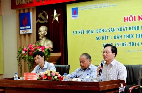 Đạm Cà Mau thi đua hoàn thành vượt mức kế hoạch 6 tháng cuối năm 2017