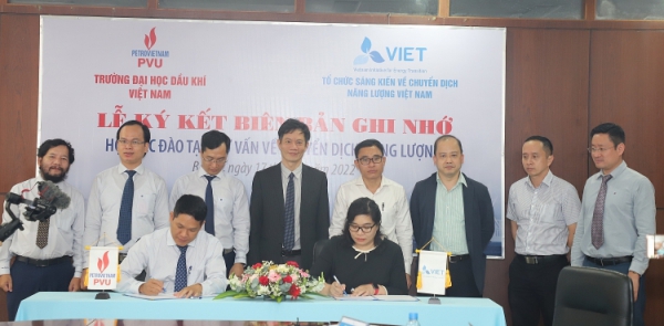 PVU và VIETSE tăng cường hợp tác đào tạo, tư vấn về chuyển dịch năng lượng Việt Nam