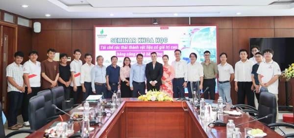 PVU tổ chức Hội thảo &quot;Tái chế rác thải thành vật liệu có giá trị cao bằng công nghệ bền vững&quot;