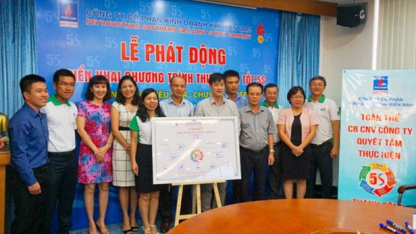 PV GAS South phát động thi đua thực hiện 5S